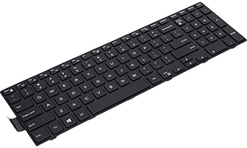 Replacement Keyboard, Laptop Replacement Keyboard 101 Keys Ergonomic Fashion Appearance Portable for Dell