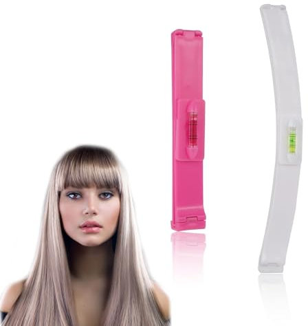 2Pcs Clip Cut Tool Hair, Hair Cutting Tool, Cutting Barrettes Hairpins, Professional DIY Home Styling Accurate Haircutting Tool for Layers, Bangs, and Split Ends, Fringe Cutting Tool