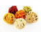 Hamster Spielzeug Snack Ball 6er Pack, Meerschweinchen und Kaninchen Spielzeug Beschäftigung aus Rattan, Knusprige Hamster und Kaninchen Leckerlies, Nager Zubehör, Kleintierfutter