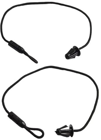 GLILAR Halteband Hutablage Kompatibel Mit Skoda Für Fabia 2014 2015 2016 2017 2018 2019 2020 2021 2 Stück Hutablage Schnur Kofferraumablage Lanyard Kofferraumablage 6V6863634