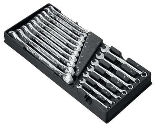 FACOM - Module de 17 Clés Mixtes OGV - MOD.440-1XL - Dimensions 6-22 mm - Matériau Robuste et Durable - Compatible avec le Système de Rangement Modulaire FACOM - Pour Professionnels et Particuliers