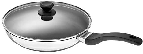Rohe Germany 202041-28 Tavola Bratpfanne 28 cm, Pfanne inkl. Deckel, Edelstahl