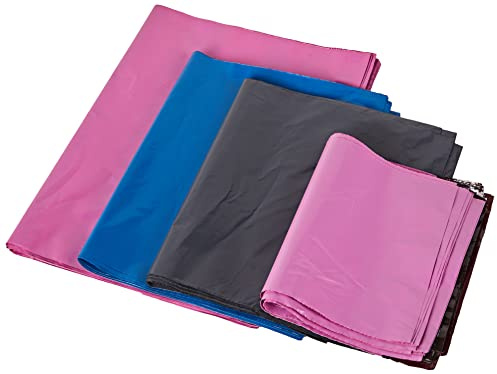 50 Mixed Mailing Postage Bags Grey Pink Blue in 4 Sizes Diamond Packaging