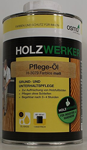 Osmo Holzwerker Pflege Öl H 3079 farblos matt 1 Liter
