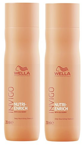 2er Nutri Enrich Deep Nourishing Shampoo Invigo Wella Professionals mit Goji Beeren je 250 ml = 500 ml