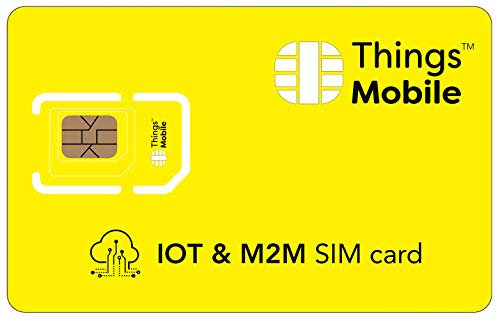 SIM Card IoT (Internet Of Things) - GSM/2G/3G/4G - ideale per applicazioni di domotica, smartwatch, smartcity, telemetria, smart health, smart mobility, wearable, ecc, con € 10 di credito incluso.