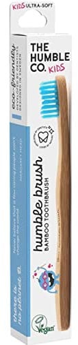 Humble Brush Bambus-Zahnbürste für Kinder ultra-soft blau 10 Stk.