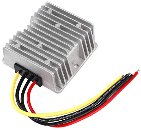 SUPERNIGHT DC DC Buck Converter Impermeabile Tensione Convertitore da 12 V a 19 V 5 A 95 W Voltage Converter Adattatore Power Supply per Golf Car, Motore, Altoparlante, GPS, Schermo LED Auto Ect.