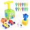 Balloon Powered Car With Launch Pad for Children - Air Inertia Balloon Pump Cars Racer Creative Vehicle Toy