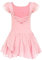 Arshiner Ballettkleidung Mädchen Baumwolle Ballettkleid Rosa Kurzarm Ballettanzug Balletttrikot Tanzkleid Ballerina Kleid Tanzbody mit Rock Tütü 2-3 Jahre