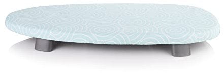 Minky PearlActiv Thermalite Space Saver Table Top Ironing Board, Lightweight & Compact, Flat-Folding, Steam Iron Table, Turquoise, 70 x 34 cm