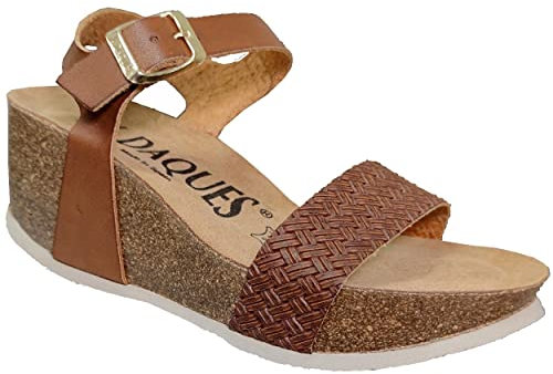 K.Daques, CAMELLIS, Femme Nu-pied Marron - 39 EU
