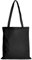 TEXXILLA 10er | 25er | 100er Pack Baumwolltasche - 28 Farben | mit Zwei Langen Henkeln | 38x42cm | Jutebeutel | Einkaufstasche | unbedruckt, Farbe:schwarz, Größe:10 Stück