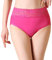 Serecofo Braga para Mujer Encaje de Cintura Alta 36-52 Braguitas Lencería Femenina Ropa Interior Hipster Boxer Short con Bordado Floral (46-48, 1 Fucsia)