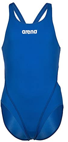 ARENA Girls Tech Solid Swimsuit Royal White