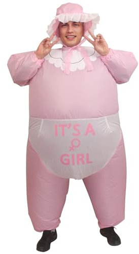 IRETG Costume gonflable pour bébé adulte - Déguisement amusant pour fête prénatale