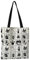 DigiTizerArt Canvas Tote Bag for Women with Inner Pocket Aesthetic Cute Anime Elements Kiki And JiJi Cat Pattern Shopping Tote Bags Reusable Grocery Bags