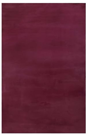 Wecon Home Moderner, sehr Flauschiger Hochflor Teppich von Esprit perfekt für Wohnzimmer, Schlafzimmer und mehr - Alice (80 x 150 cm, violett)