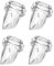 Breast Pump Parts Duckbill Valve Replacement Accessories Portable Compatible with MOMMED Mumgaroo MISSAA Bioby S18 S21 S23 Lansinoh NCVI Nuliie NICEGREEN Life S32 Eufy e10, 4 Pcs