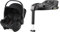 Bundle BRITAX RÖMER Babyschale BABY-SAFE CORE, Kindersitz für Babys ab Geburt bis 83 cm (15 Monate), Space Black + BRITAX RÖMER Babyschalen-Basisstation BABY-SAFE CORE ISOFIX BASE