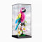 Boîte de présentation en acrylique transparent, compatible avec Lego 31144 - Modèle de perroquet exotique rose - Étanche à la poussière, protège les décorations, les objets de collection,