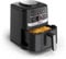 Tefal Easy Fry Smart & Silence Heißluftfritteuse, 5 Liter, extrem leise, Smart-Assist-System, von 40°C bis zu 220°C, Antihaftbeschichtung, Easy Clean & Store-System, Schwarz/Edelstahl, EY5728