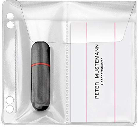VELOFLEX Hülle 5er Packg Sichthüllen Klar
