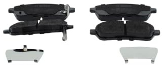 Bosch BP1211 - Brake Pads Car Front Axle - 1 Set of 4 Pads | Bosch Quality - Reduced Noise and Dust - ECE-R90 Certified - Copper-Free