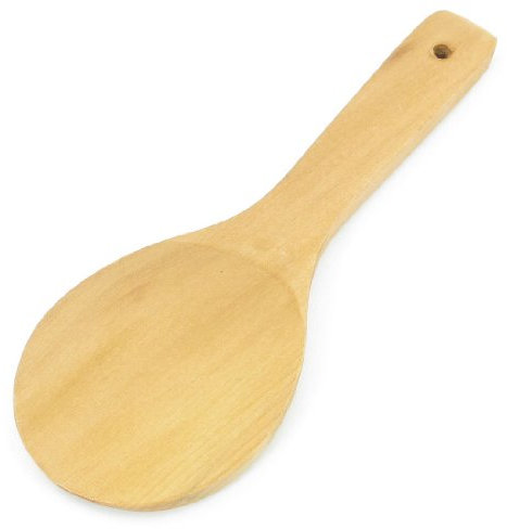 sourcing map 9.1 Lungo In Legno Riso Dosatore Mestolo Racchette Colore Di Legno