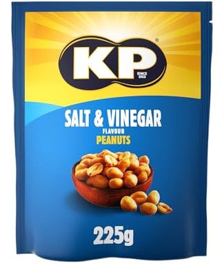 KP Salt & Vinegar Flavour Peanuts, 225g