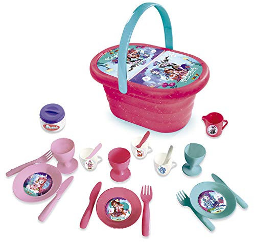 Smoby 7600310553 Cesta Picnic Enchantimals, Morado/Rosa