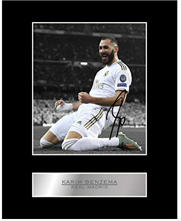 Iconic Pics Signiertes Foto von Karim Benzema, Real Madrid FC #05