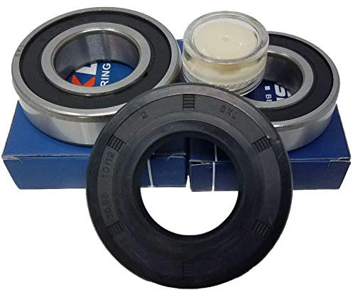 vm-doka Lagersatz Kugellager 6205 RS 6206 RS Wellendichtung 35x65,55x10/12 kompatibel mit einigen Samsung Waschmaschinen Frontlader