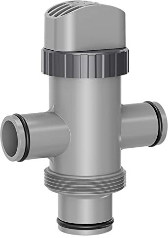 SHAPON Válvula de émbolo de manguera dividida dual compatible con piezas de piscina Intex y accesorios de repuesto para bomba de filtro de piscina y piscina sobre el suelo (paquete de 1)