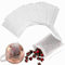 NEPAK 100 Stück Teebeutel für Losen Tee, 8 x10 cm Teebeutel zum Selbstbefüllen mit Kordelzug Verschluss, Teefilter für Losen Tee, Tea Bags für Duftender Tee, Gewürzbeutel(Weiß)