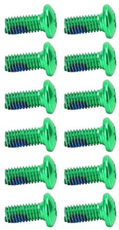 Brake Rotor, Rotor auto rotor bolts arc disc brake bolts BOLANY 12pcs Mountain Bike Disc Brake Rotor Screws Alloy Steel Disc Rotor Screws (Green) Bicycle Disc Brake Bolts