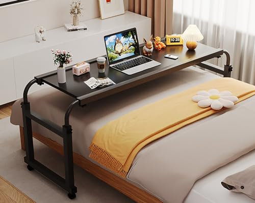hospital table over bed for home use swivel,over the bed table with wheels,adjustable height table,hospital bed table,chair cart,laptop desk for bed,recliner table,Perfect for hospital famil