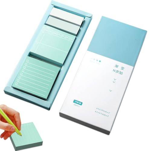 Taasmoog Haftnotizen Set, 480 Stück Bunt Selbstklebende Klebezettel Sticky Notes Page Marker Sticky Notes Set Aesthetic Vintage Notizzettel für Büro, Studium, Zuhause