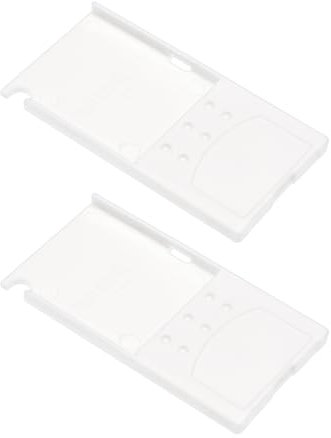 VGOL 2 x weißer Kameras-Karten-Adapter, Speicherstick Pro Duo MS Adapter, langer MS-Kartenkonverter, kompatibel mit alten Sony CCD-Kameras