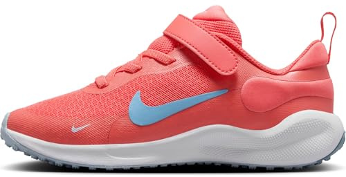 Nike Revolution 7 Schuh für jüngere Kinder, Magic Ember/Psychic Blue-Blue Tint-White, FB7690-800, 29.5 EU (12C US)