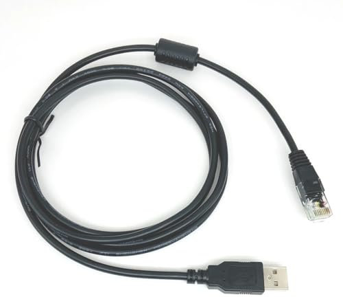 AP9827 USB to RJ50 Replacement Cable for APC Smart UPS Communications Cable Simple Signalling Back-UPS 940-0127E Synology QNAP NAS Shielded Configuration Console Cable PowerChute Equivalent