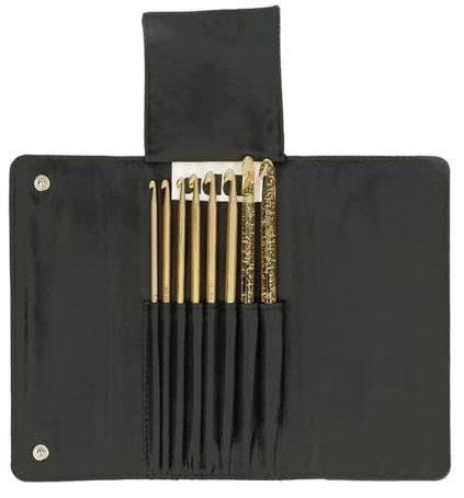 Addi Click Häkelnadel Set, 1 Stück, Schwarz, Aluminium und Kunststoff