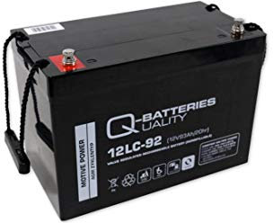 Batería Qbatteries 12LC-92 Agm Deep Cycle Battery. Tecnología AGM. 12V - 93Ah...