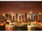 Runa Art Papier peint intissé Nuit à New York 352 x 250 cm Toison Mur XXL Tableaux Muraux Tapisserie Photo Décoration Murale Salon Chambre Orange 9177011a