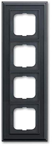 Busch-Jaeger Rahmen 4-Fach 1724-831 anthrazit Busch-Dynasty Abdeckrahmen 4011395219331