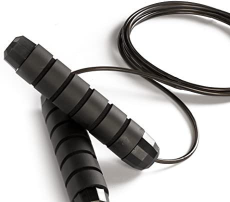 JUMPUSH Springseil mit 360 Grad Kugellager, verstellbares Springseil mit rutschfestem Schaumstoffgriff, Gewichtstraining für Frauen, Männer und Kinder