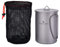 iBasingo Titan 600ml Becher Outdoor Camping Becher mit Deckel Leichtes Tragbares Kochgeschirr Wasserflasche Wandern Picknick Einschichtige Trinkwaren Ti3049D