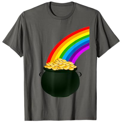 Pot Of Gold Under Rainbow Costume T-Shirt Halloween T-Shirt