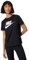 NIKE Damen Sw Essntl Wander-Shirt, Black/White, XXL EU