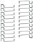 Colcolo Halter für Obstzweige, Astfixierer für Gartenbäume, Pflanzenstütze für Gartenzweige, Astspreizer für Obstbäume, Set mit 20 Stück, 18T